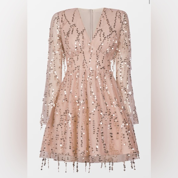 Cupshe Bright Spark Sequin Mesh Mini Dress- Fearless Era! New Year’s Eve! - Picture 4 of 7